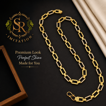 New Beautiful Design Premium-Grade Quality Diamond Gold Chain for Men.(CH-013)