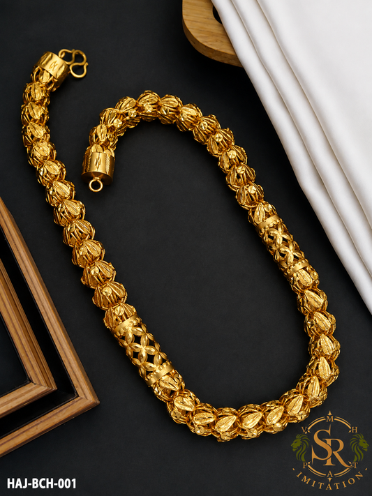 New Heavy Micro Gold Plated Big Chain For Men. (BCH-001)