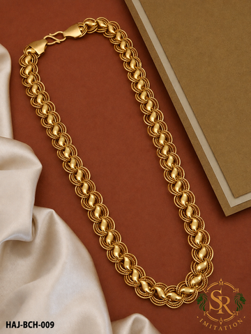 New Premium Delicate Koyali into 3 Kadi Big Design Chain for Men.(BCH-009)