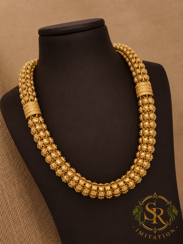 Heavy Big Size South Indian Gold Pletted Design Fashion Chain For Men.(BCH-006)