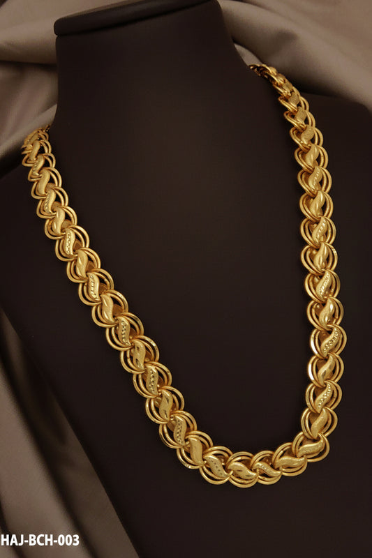 New Premium Delicate Koyali into 2 Kadi Big Design Chain for Men.(BCH-003)