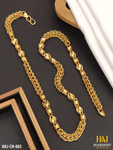 New Classical Kadi with Rassa Indo Design Chain for Men (CH-003)