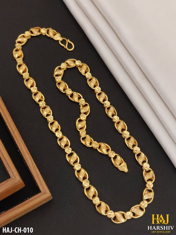 New Classical Oval with Heart Design Kadi Chain For Men.(CH-010)
