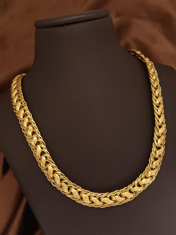 New Claasical Rajwadi Lotus Chain with koyali Design Chain for men.(CH-047)