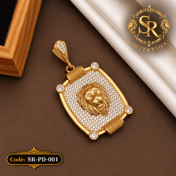 New Superior Diamond Lion Pendant for Men (PD-001)